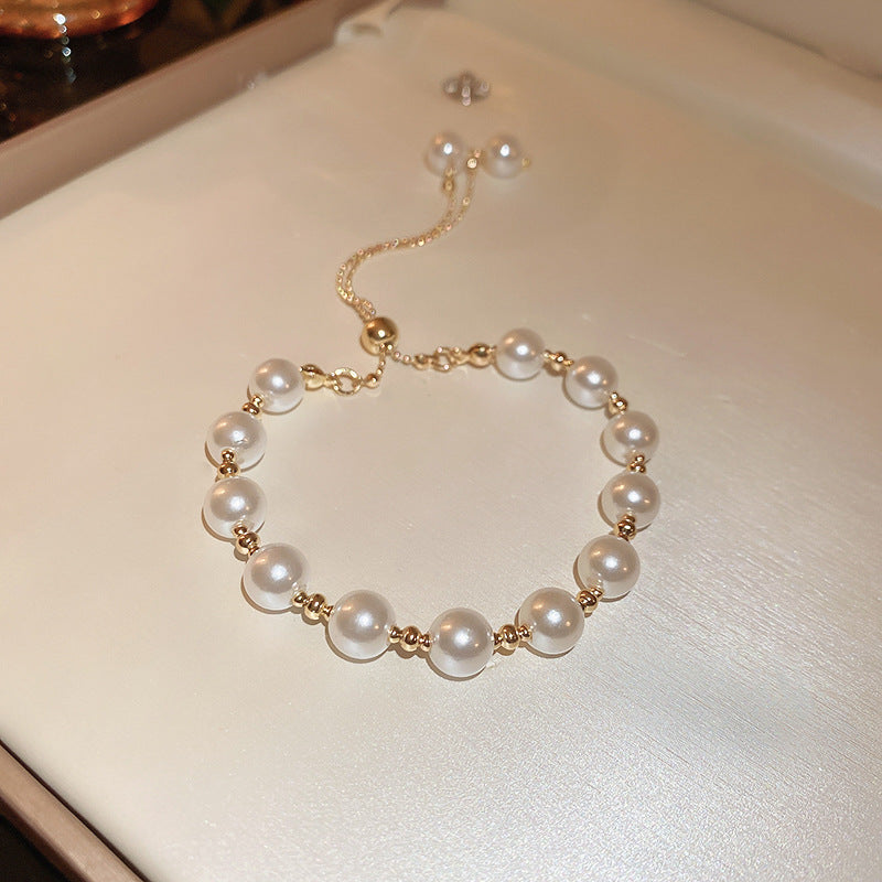 Wholesale Pearl Beaded Pull-out Bracelet